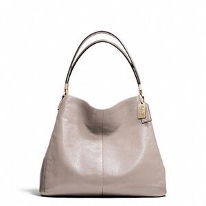 Coach Light Brown Leather Shoulder Bag